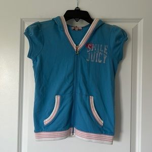 JUICY COUTURE HOODED SWEATSHIRT TOP SIZE 10 NWT